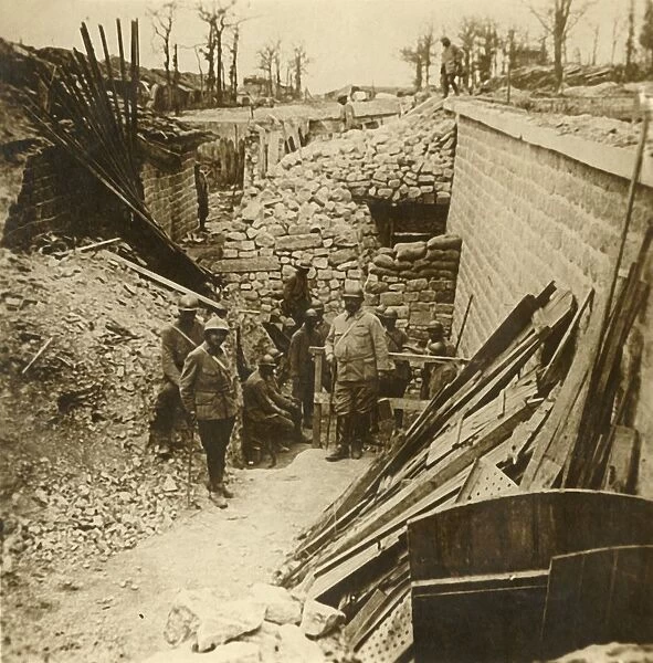 Marceau Barracks, Verdun, northern France, 1916