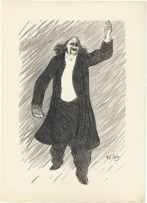 Framed Print : Marcel Legay, from Le Cafe-Concert, 1893. Creator: Henri-Gabriel Ibels Framed Print : Marcel Legay, from Le Cafe-Concert, 1893. Creator: Henri-Gabriel Ibels
