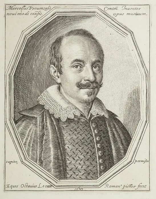 Framed Print : Marcello Provenzali, 1623. Creator: Ottavio Leoni Framed Print : Marcello Provenzali, 1623. Creator: Ottavio Leoni