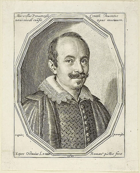 Marcellus Provenzalis, 1623. Creator: Ottavio Mario Leoni