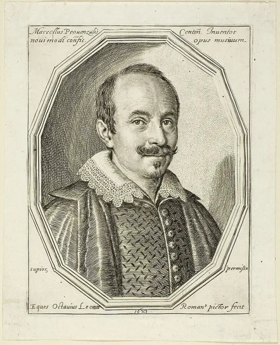 Framed Print : Marcellus Provenzalis, 1623. Creator: Ottavio Mario Leoni Framed Print : Marcellus Provenzalis, 1623. Creator: Ottavio Mario Leoni