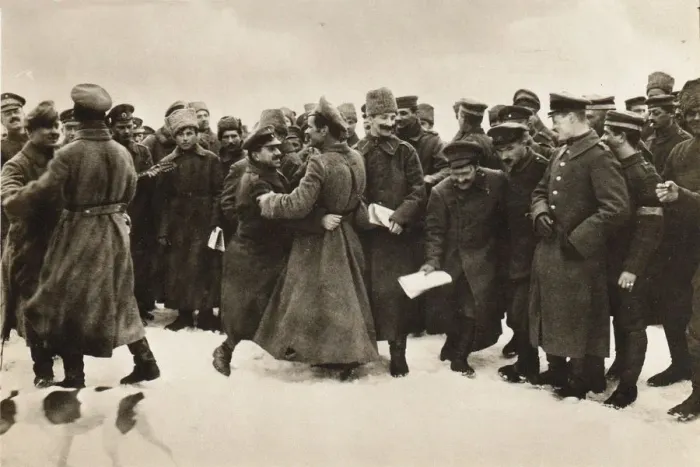Framed Print : March 3, 1918 on the eastern front of the First World War, 1918