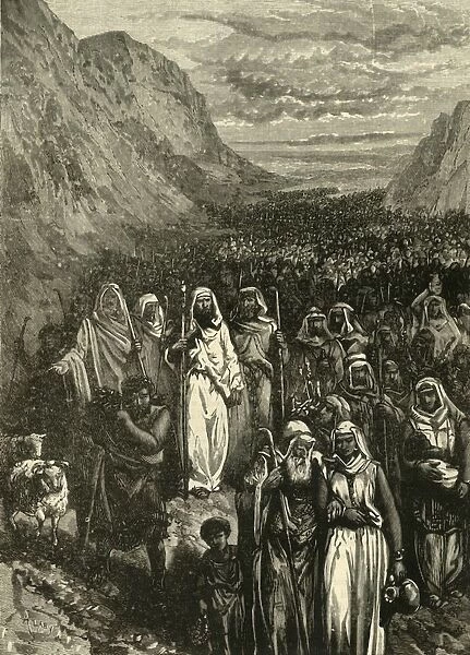 March of the Israelites, 1890. Creator: Unknown