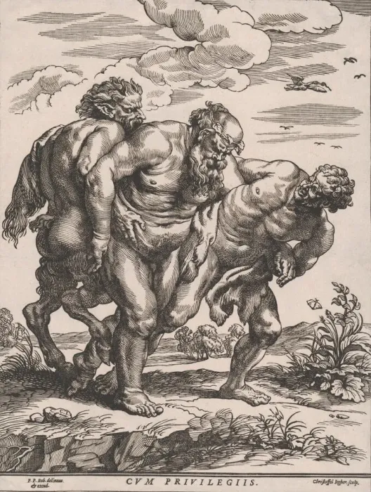 Framed Print : The March of Silenus, ca. 1652. Creator: Christoffel Jegher Framed Print : The March of Silenus, ca. 1652. Creator: Christoffel Jegher