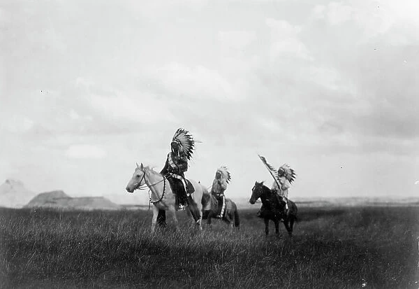 The march of the Sioux, c1905. Creator: Edward Sheriff Curtis