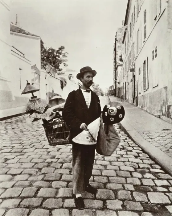 Framed Print : Marchand Abat-Jours, before 1927, publication 1956. Creator: Eugene Atget Framed Print : Marchand Abat-Jours, before 1927, publication 1956. Creator: Eugene Atget