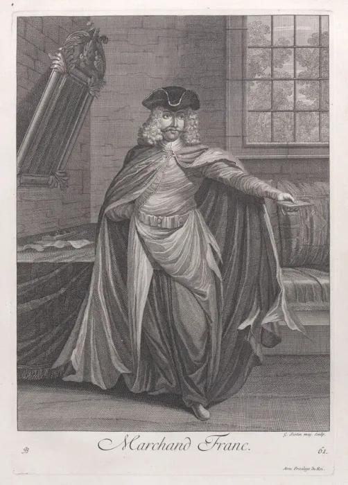 Framed Print : Marchand Franc, 1714-15. Creator: Unknown