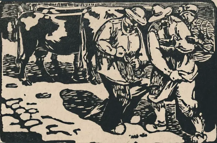 Framed Print : Marche En Auvergne - From Au Pied Des Puys, 1919. Artist: Maurice Busset Framed Print : Marche En Auvergne - From Au Pied Des Puys, 1919. Artist: Maurice Busset