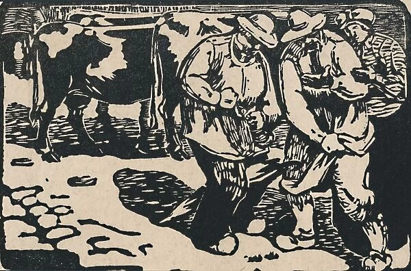 Marche En Auvergne - From Au Pied Des Puys, 1919. Artist: Maurice Busset