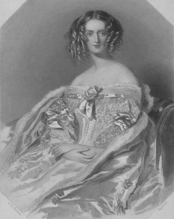 Framed Print : The Marchioness of Aylesbury, 1840. Creator: WH Egleton Framed Print : The Marchioness of Aylesbury, 1840. Creator: WH Egleton