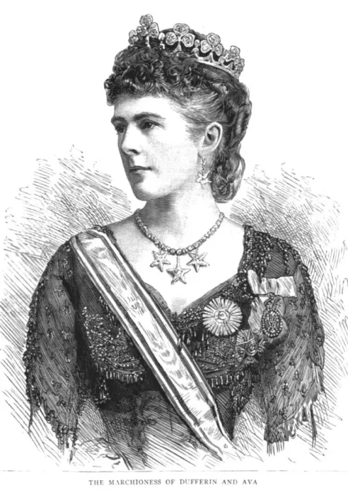 Framed Print : The Marchioness of Dufferin and Ava, 1888. Creator: Unknown Framed Print : The Marchioness of Dufferin and Ava, 1888. Creator: Unknown