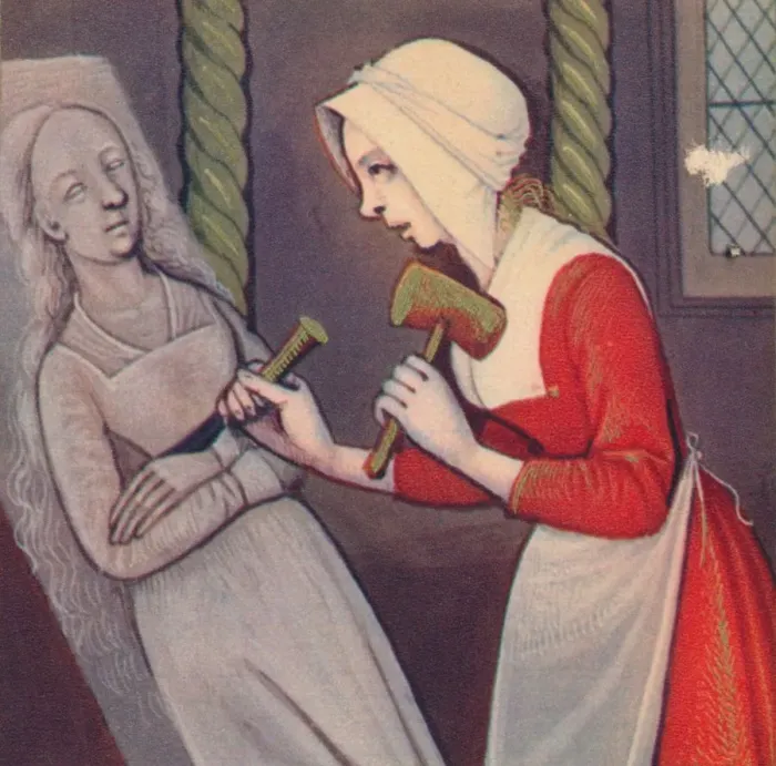 Framed Print : Marcia - Vierge Perpetuelle, 1403, (1939). Artist: Master of Berrys Cleres Femmes Framed Print : Marcia - Vierge Perpetuelle, 1403, (1939). Artist: Master of Berrys Cleres Femmes