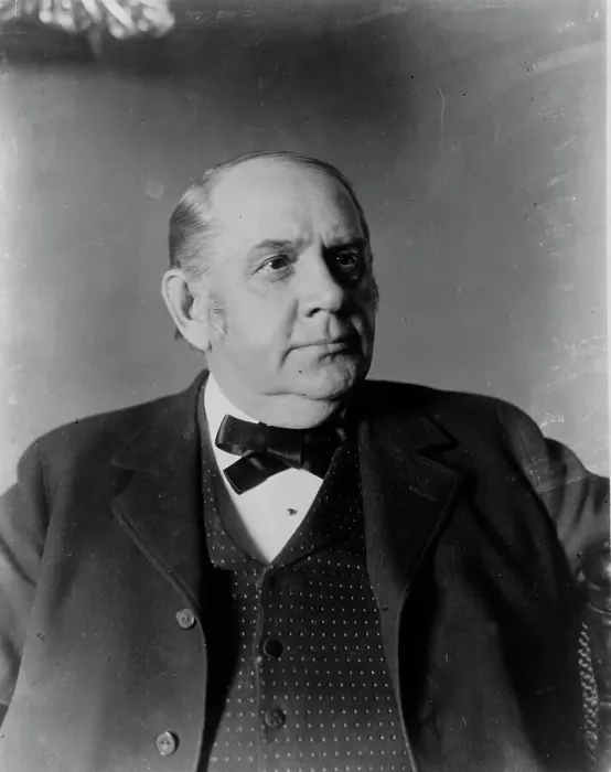 Framed Print : Marcus Alonzo Hanna, head-and-shoulders portrait, facing right, between c1890 and 1904. Creator: Frances Benjamin Johnston Framed Print : Marcus Alonzo Hanna, head-and-shoulders portrait, facing right, between c1890 and 1904. Creator: Frances Benjamin Johnston