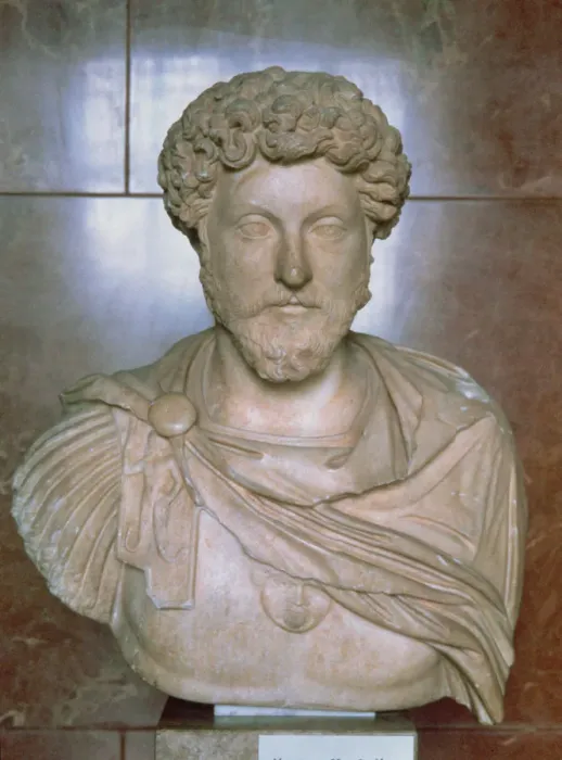 Framed Print : Marcus Aurelius (Marcus Aurelius Antoninus) (121-180), Roman Emperor (161-180)