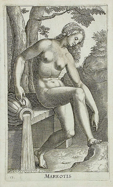 Mareotis, 1587. Creator: Philip Galle