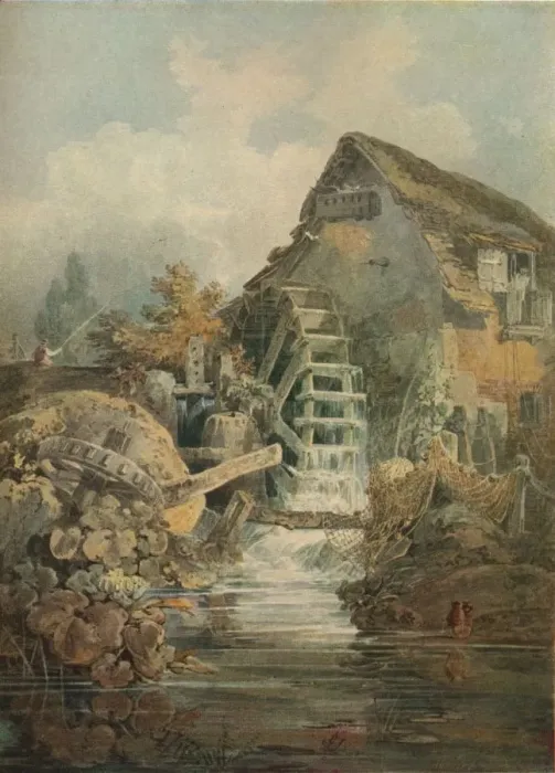 Framed Print : Marford Mill, Denbighshire, c1795. Artist: JMW Turner
