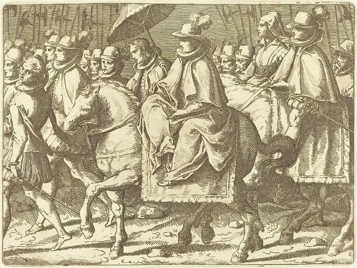 Framed Print : Margaret of Austria on Horseback, 1612. Creator: Raffaello Schiaminossi Framed Print : Margaret of Austria on Horseback, 1612. Creator: Raffaello Schiaminossi