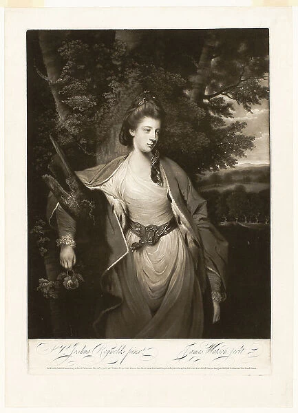 Margaret, Countess of Carlisle, May 10, 1773. Creator: James Watson