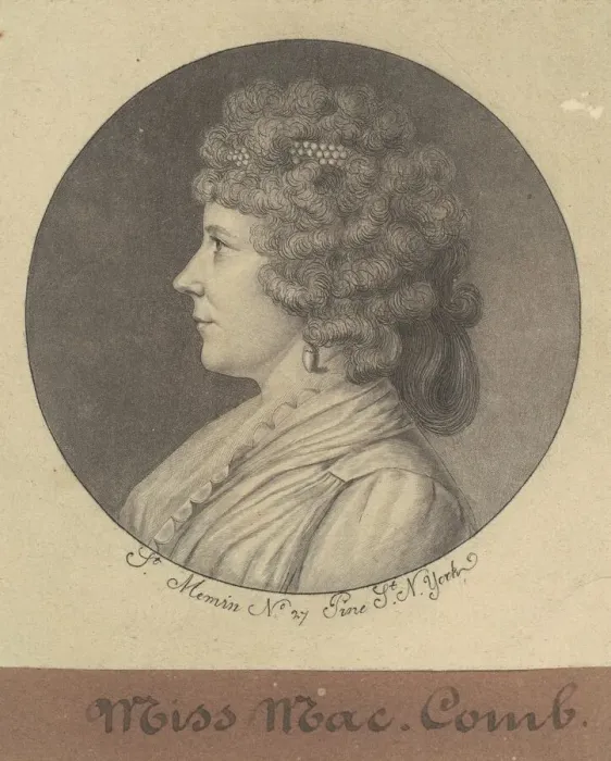 Framed Print : Margaret Marshall Armstrong, 1797. Creator: Charles Balthazar Julien Fé Framed Print : Margaret Marshall Armstrong, 1797. Creator: Charles Balthazar Julien Fé