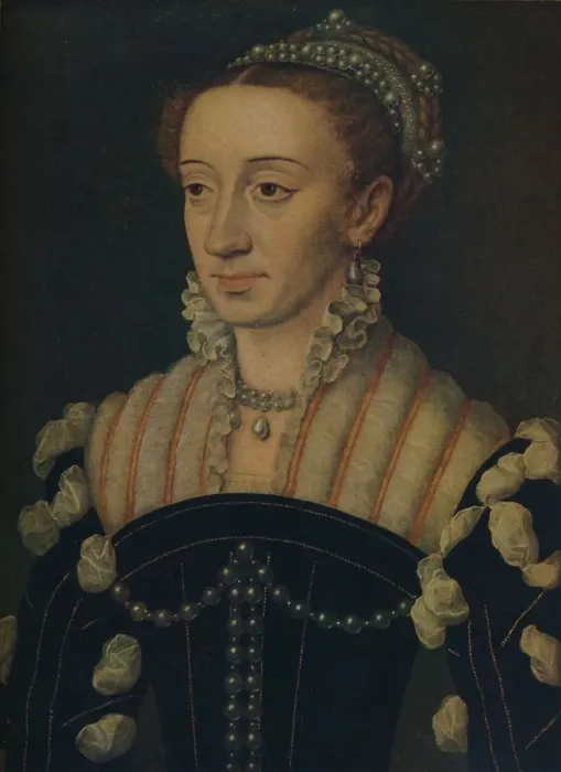 Framed Print : Margaret of Navarre, c1563. Artist: Jean Clouet Framed Print : Margaret of Navarre, c1563. Artist: Jean Clouet