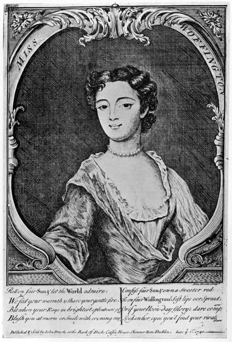 Framed Print : Margaret Peg Woffington (1720-1760), Irish actress, 18th century (1905). Artist: John Brooks Framed Print : Margaret Peg Woffington (1720-1760), Irish actress, 18th century (1905). Artist: John Brooks