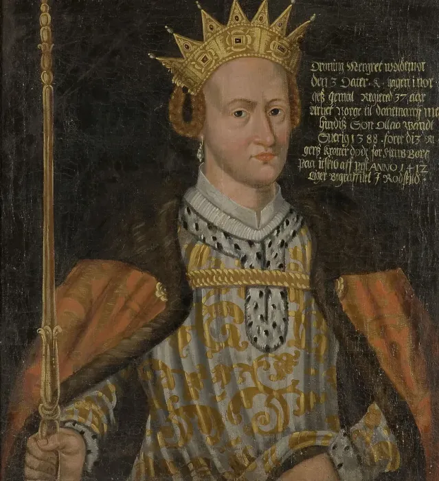Framed Print : Margareta, 1353-1412, Queen of Denmark, Norway and Sweden, c14th century. Creator: Anon Framed Print : Margareta, 1353-1412, Queen of Denmark, Norway and Sweden, c14th century. Creator: Anon