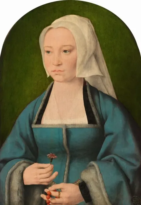 Framed Print : Margaretha Boghe, probably 1518. Creator: Joos van Cleve Framed Print : Margaretha Boghe, probably 1518. Creator: Joos van Cleve