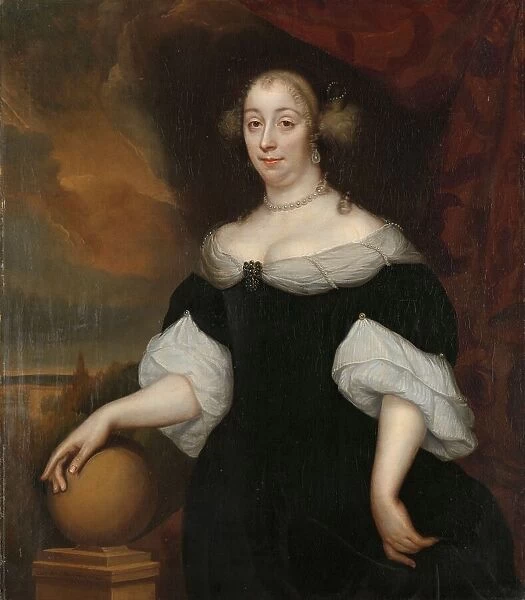 Margaretha Munter (1639-1711), second Wife of Jacobus Trip, 1668. Creator: Lambertus Jansz de Hue