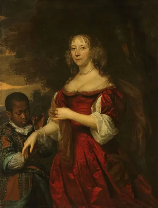 Framed Print : Margaretha van Raephorst (d 1690). Wife of Cornelis Tromp, 1668. Creator: Jan Mytens Framed Print : Margaretha van Raephorst (d 1690). Wife of Cornelis Tromp, 1668. Creator: Jan Mytens