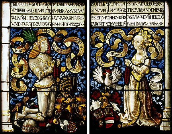 Margrave Frederick of Brandenburg-Ansbach (1460?1536) and his wife Sophia Jagiellon (1464?1512), 149 Artist: Kamberger, Hans (active before 1507)