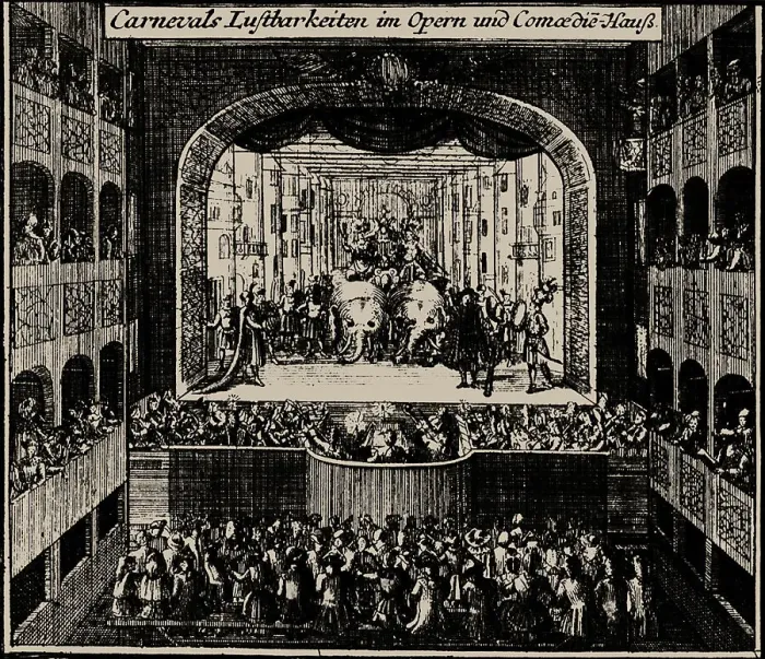 Framed Print : Margrave Theatre in Erlangen, 1721 Framed Print : Margrave Theatre in Erlangen, 1721