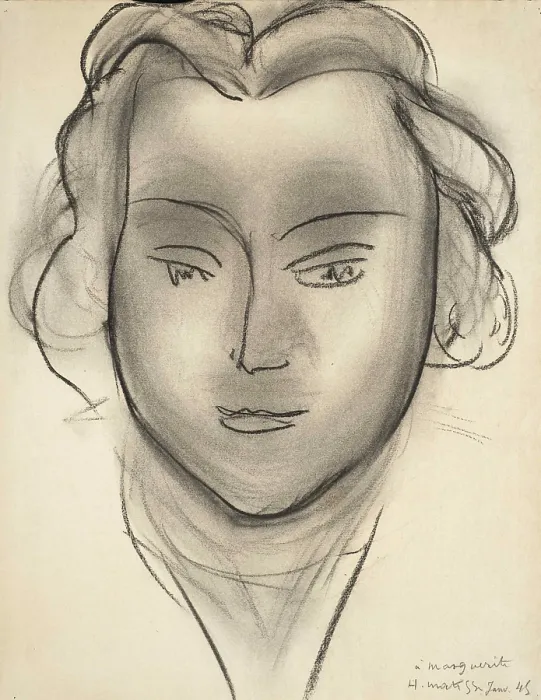 Framed Print : Marguerite, 1945-1946. Creator: Matisse, Henri (1869-1954) Framed Print : Marguerite, 1945-1946. Creator: Matisse, Henri (1869-1954)