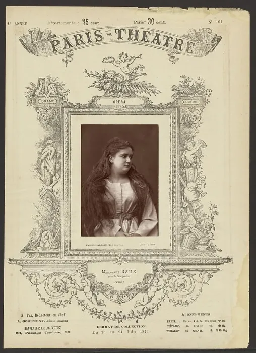 Framed Print : Marguerite Baux, 1876. Creator: Franck Framed Print : Marguerite Baux, 1876. Creator: Franck