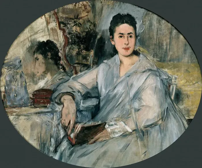 Framed Print : Marguerite de Conflans, c. 1876. Creator: Manet, Édouard (1832-1883) Framed Print : Marguerite de Conflans, c. 1876. Creator: Manet, Édouard (1832-1883)