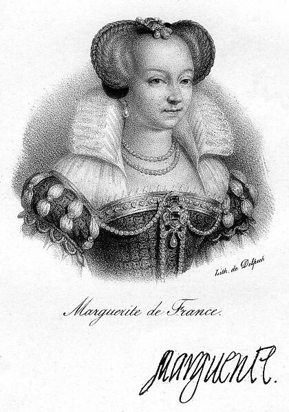 Marguerite of France. Artist: Delpech