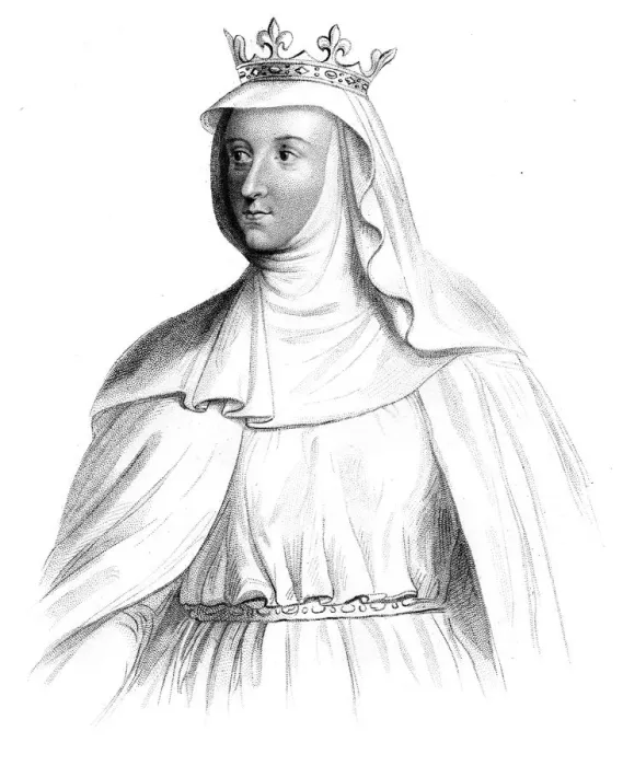 Framed Print : Marguerite of France, Queen of Edward I of England. Artist: Henry Colburn Framed Print : Marguerite of France, Queen of Edward I of England. Artist: Henry Colburn
