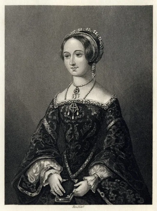 Framed Print : Marguerite de Navarre, Queen Consort of Henry II of Navarre, (1864). Artist: John James Hinchcliff Framed Print : Marguerite de Navarre, Queen Consort of Henry II of Navarre, (1864). Artist: John James Hinchcliff