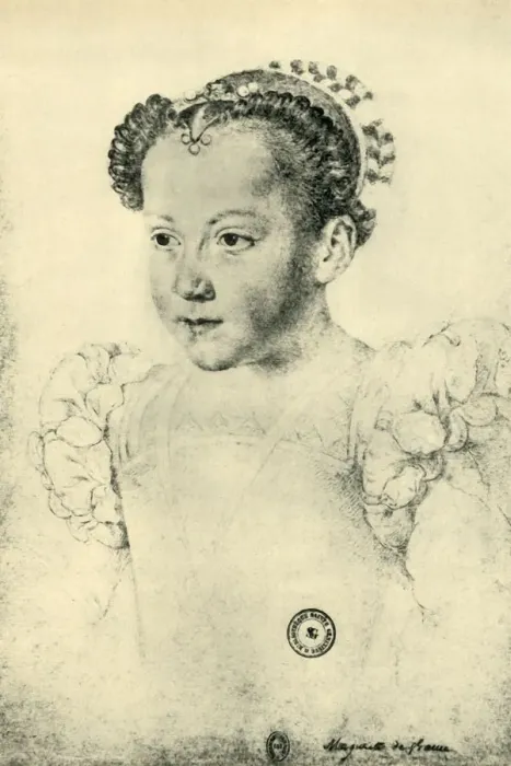 Framed Print : Marguerite de Valois, 1557, (1943). Creator: Francois Clouet Framed Print : Marguerite de Valois, 1557, (1943). Creator: Francois Clouet