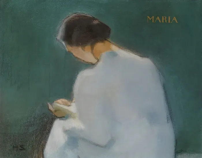Framed Print : Maria, 1909. Creator: Helene Schjerfbeck Framed Print : Maria, 1909. Creator: Helene Schjerfbeck