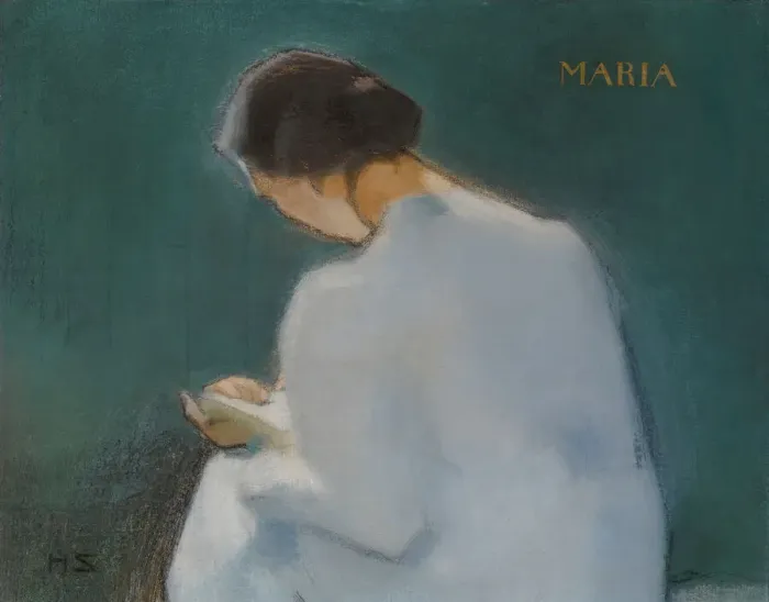Framed Print : Maria, 1909. Creator: Schjerfbeck, Helene (1862-1946) Framed Print : Maria, 1909. Creator: Schjerfbeck, Helene (1862-1946)