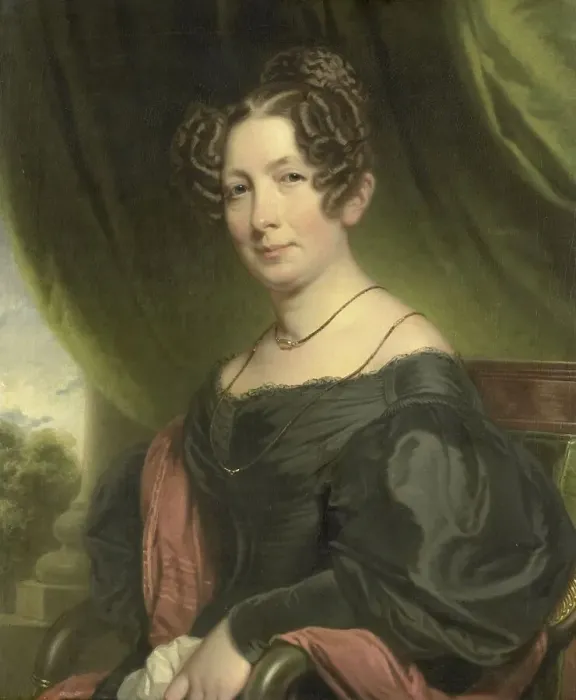 Framed Print : Maria Antoinette Charlotte Sanderson (1782-1859), Wife of Johan Fraser, 1835. Creator: Charles Howard Hodges Framed Print : Maria Antoinette Charlotte Sanderson (1782-1859), Wife of Johan Fraser, 1835. Creator: Charles Howard Hodges