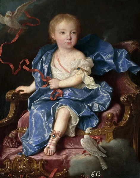 Maria Antonia Ferdinanda of Spain (1729-1785), future Queen of Sardinia, 1731. Creator: Ranc