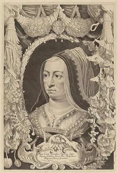 Maria of Burgundy, Empress and Wife of Maximilian I. Creator: Jonas Suyderhoef