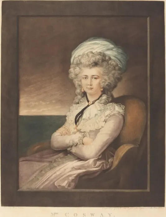 Framed Print : Maria Cecilia Louisa Cosway, 1787. Creator: Valentine Green Framed Print : Maria Cecilia Louisa Cosway, 1787. Creator: Valentine Green