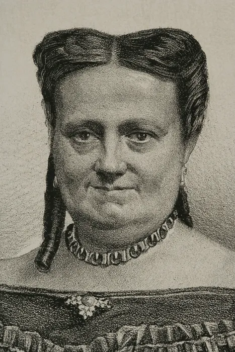 Framed Print : Maria Cristina de Borbon of the Two Sicilies (1806-1878), Queen of Spain, 1869. Detail. Creator: Jose Cuevas Framed Print : Maria Cristina de Borbon of the Two Sicilies (1806-1878), Queen of Spain, 1869. Detail. Creator: Jose Cuevas