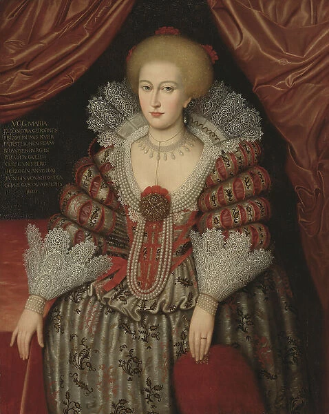 Maria Eleonora, 1599-1655, Princess of Brandenburg, Queen of Sweden, married to... 1619. Creator: Unknown