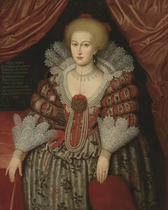 Framed Print : Maria Eleonora, 1599-1655, Princess of Brandenburg, Queen of Sweden, married to... 1619. Creator: Unknown Framed Print : Maria Eleonora, 1599-1655, Princess of Brandenburg, Queen of Sweden, married to... 1619. Creator: Unknown
