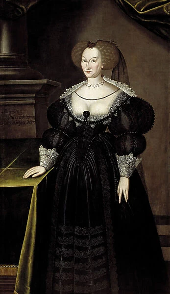 Maria Eleonora (1599-1655), Queen of Sweden, Princess of Brandenburg. Creator: Jacob Heinrich Elbfas