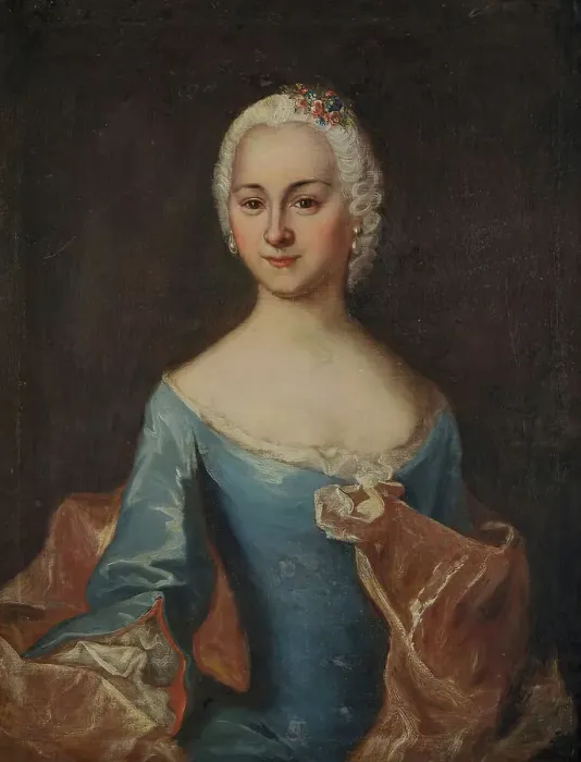 Framed Print : Maria Eleonora Wulf, 1749. Creator: Carl Fredrik von Coln Framed Print : Maria Eleonora Wulf, 1749. Creator: Carl Fredrik von Coln