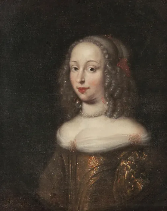 Framed Print : Maria Elisabet, 1634-1665, Princess of Holstein-Gottorp, 17th century. Creator: Jurgen Ovens Framed Print : Maria Elisabet, 1634-1665, Princess of Holstein-Gottorp, 17th century. Creator: Jurgen Ovens
